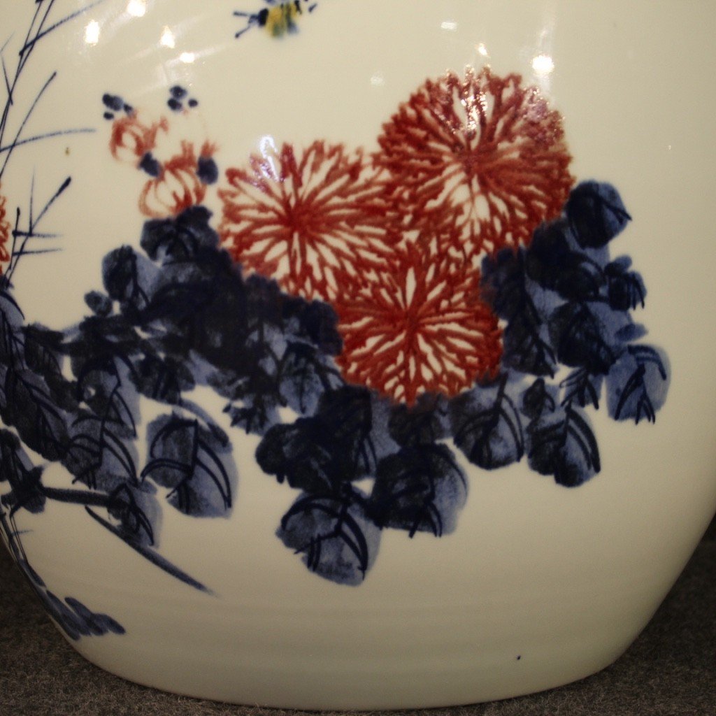 Vaso cinese in ceramica dipinta-photo-6