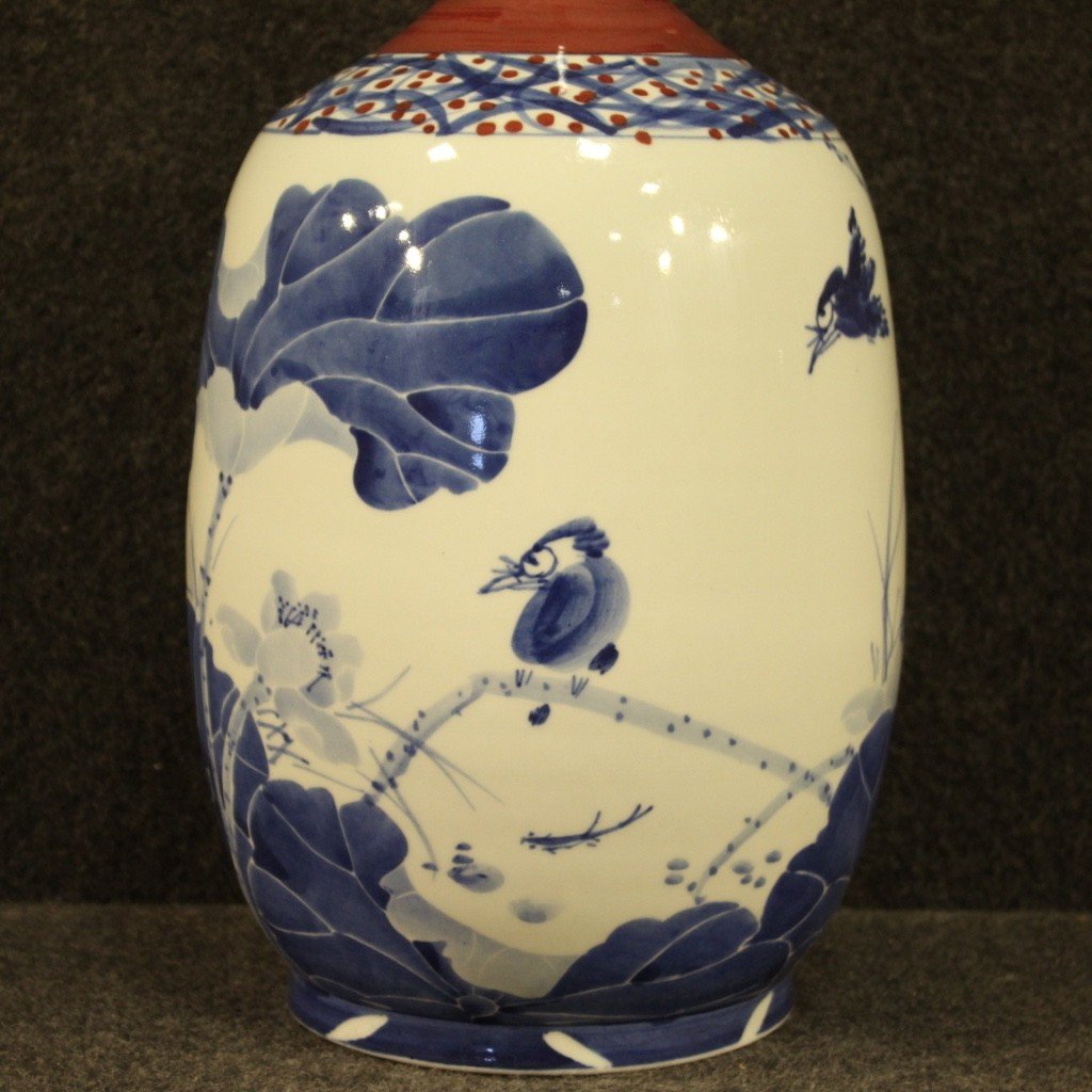 Vaso cinese in ceramica dipinta-photo-4