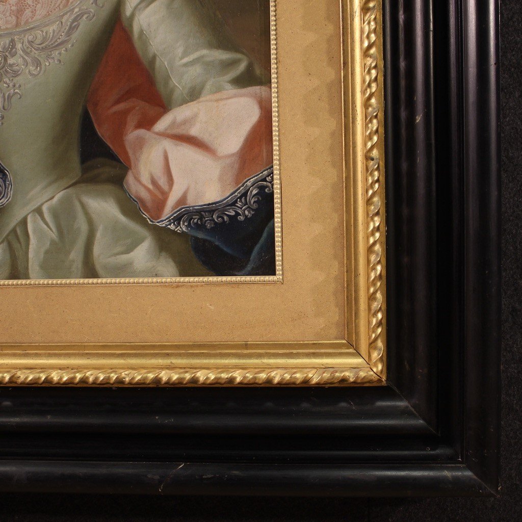 Grande ritratto di gentildonna del XIX secolo-photo-3