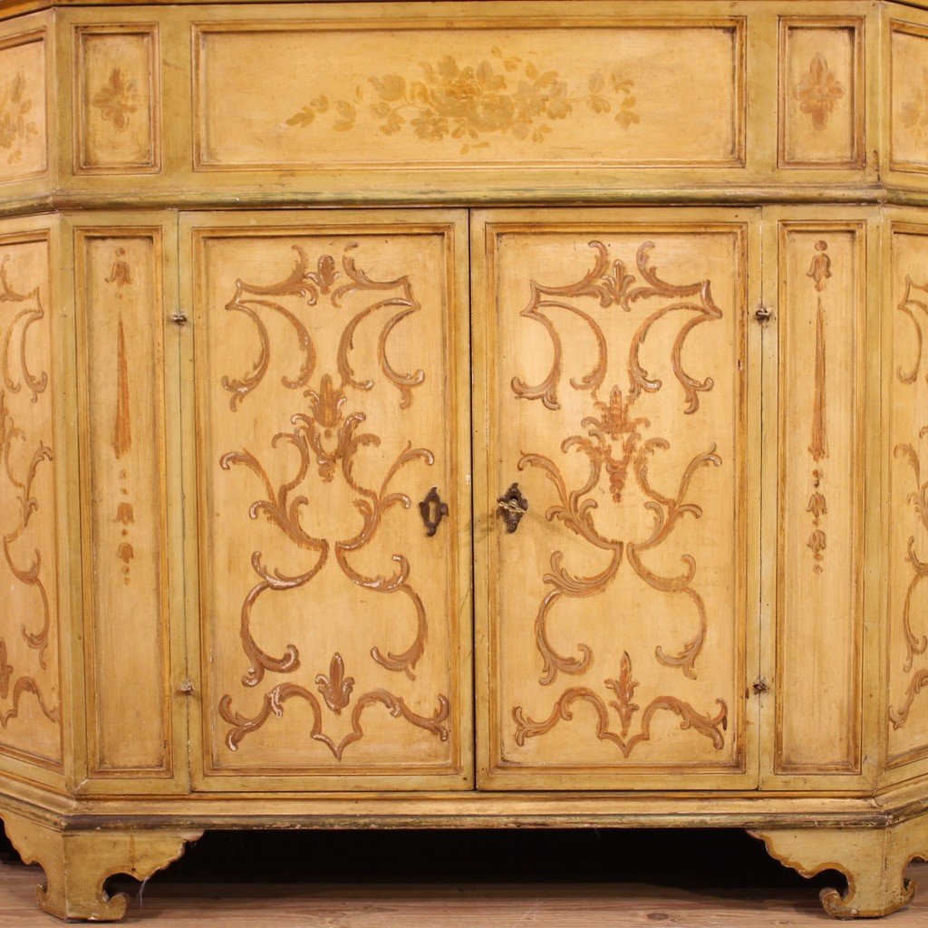 Credenza veneta laccata del XX secolo-photo-6