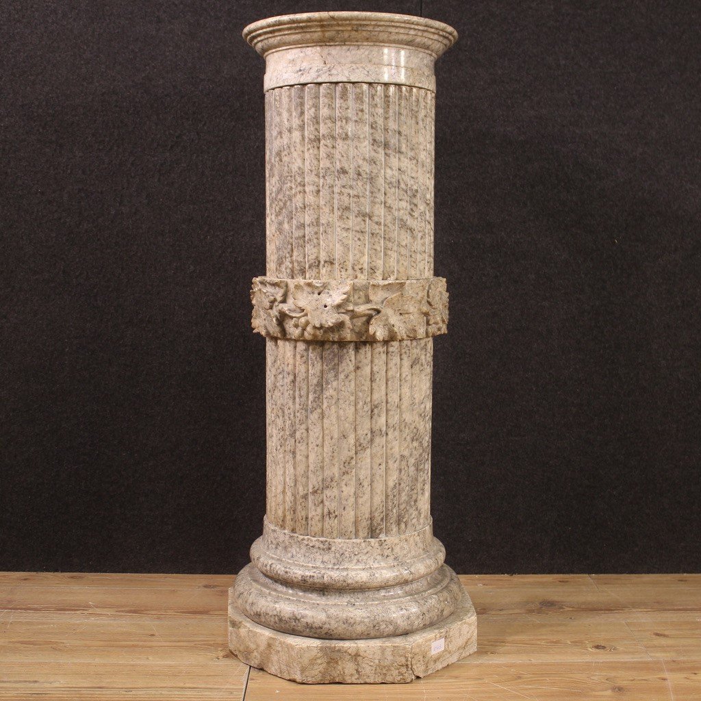 Grande colonna in alabastro del XX secolo-photo-4