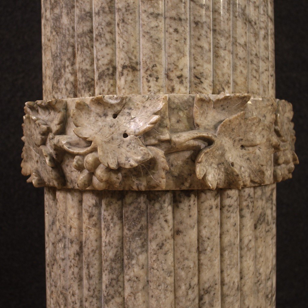 Grande colonna in alabastro del XX secolo-photo-4