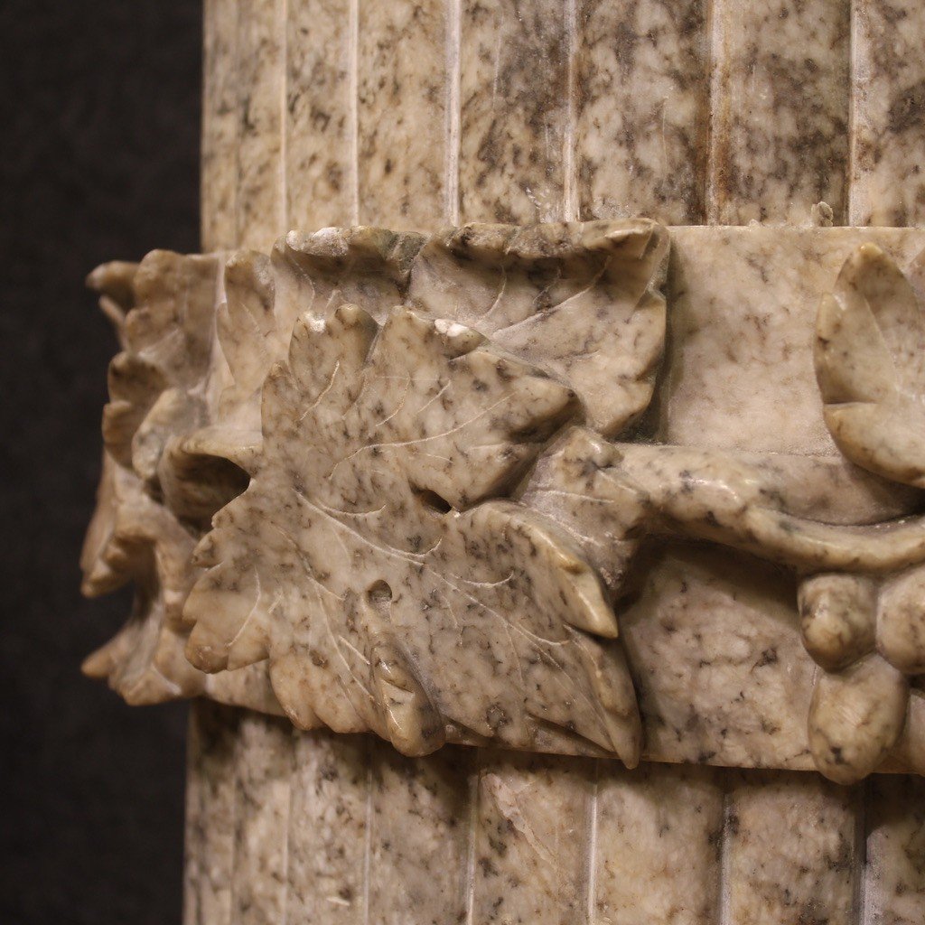 Grande colonna in alabastro del XX secolo-photo-5