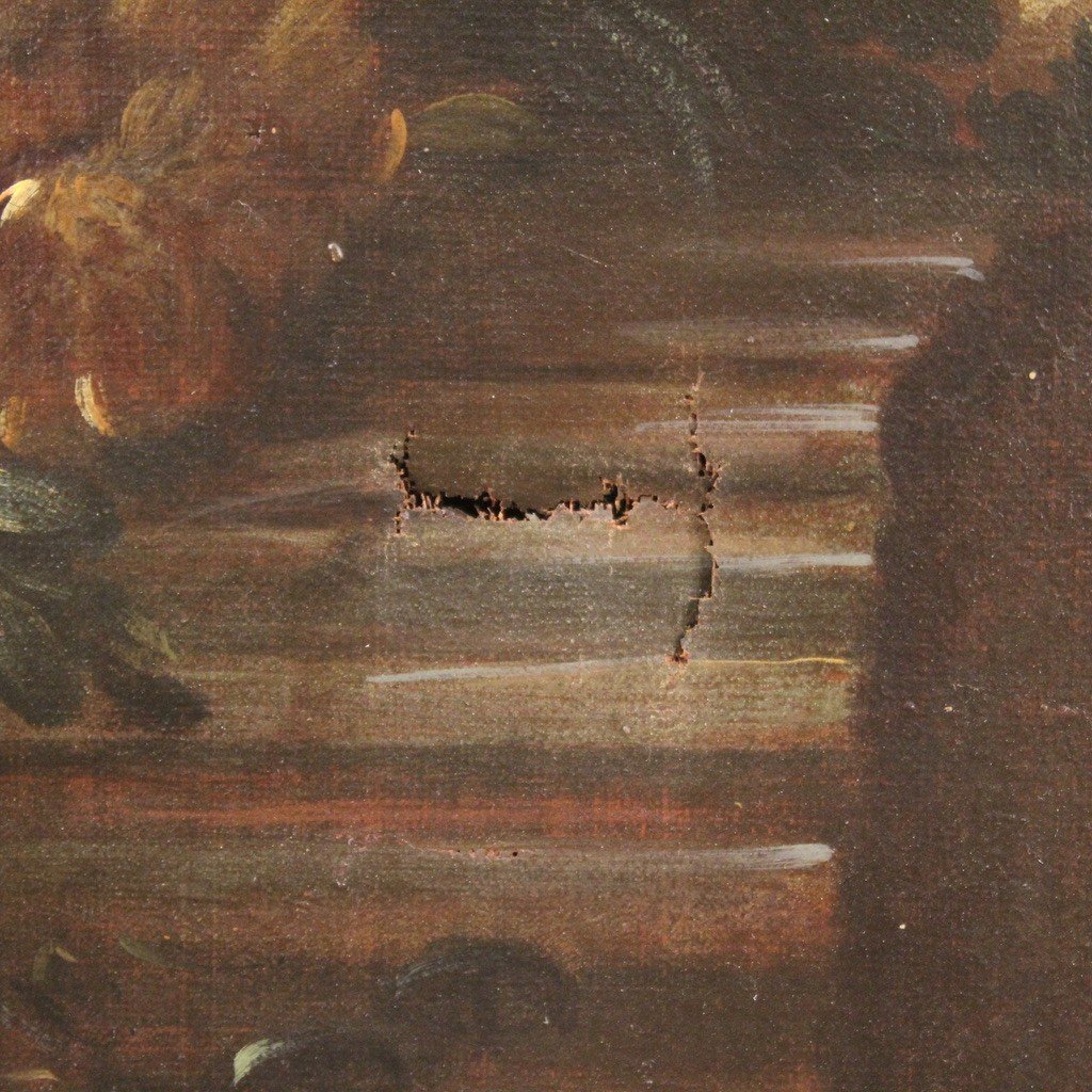 Elegante quadro della seconda metà del XVIII secolo-photo-5