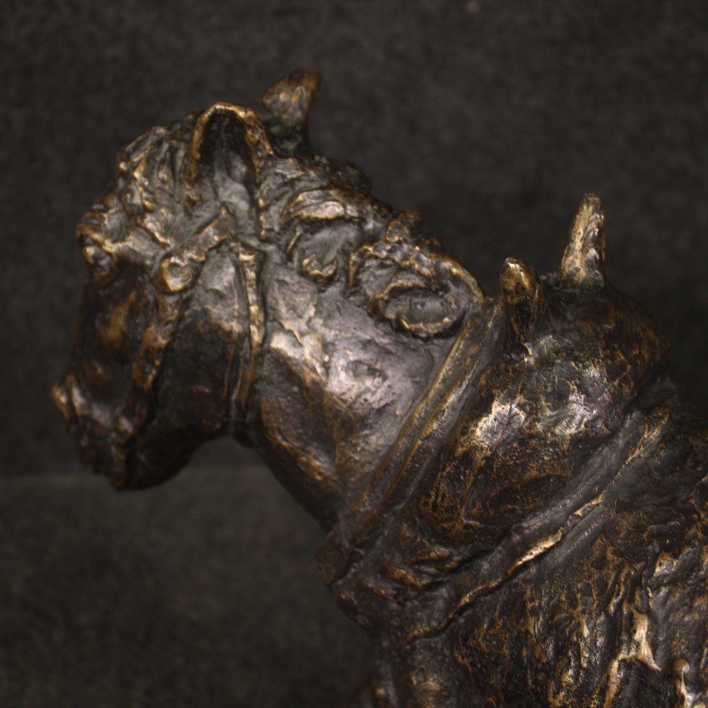 Grande scultura in bronzo del XX secolo-photo-8
