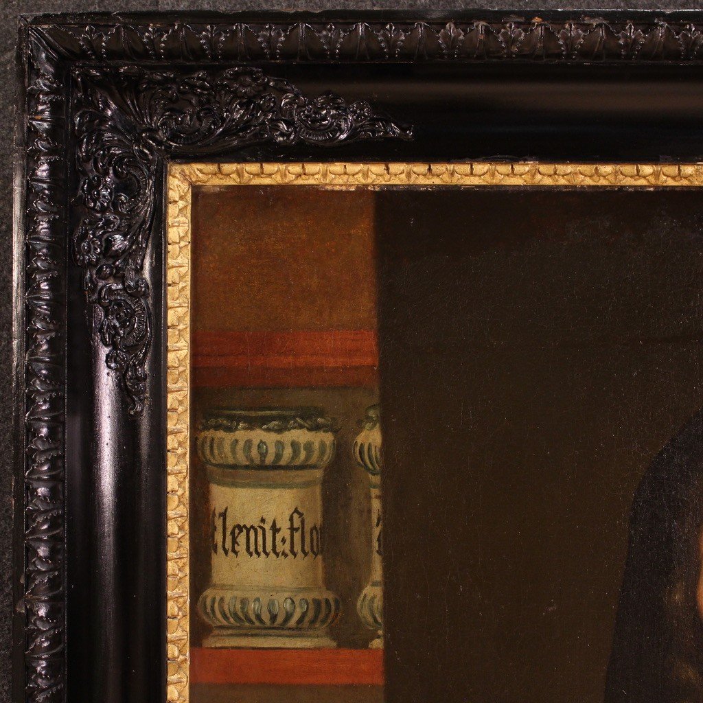 Grande ritratto La vedova del farmacista di Trento della seconda metà del XVII secolo-photo-6