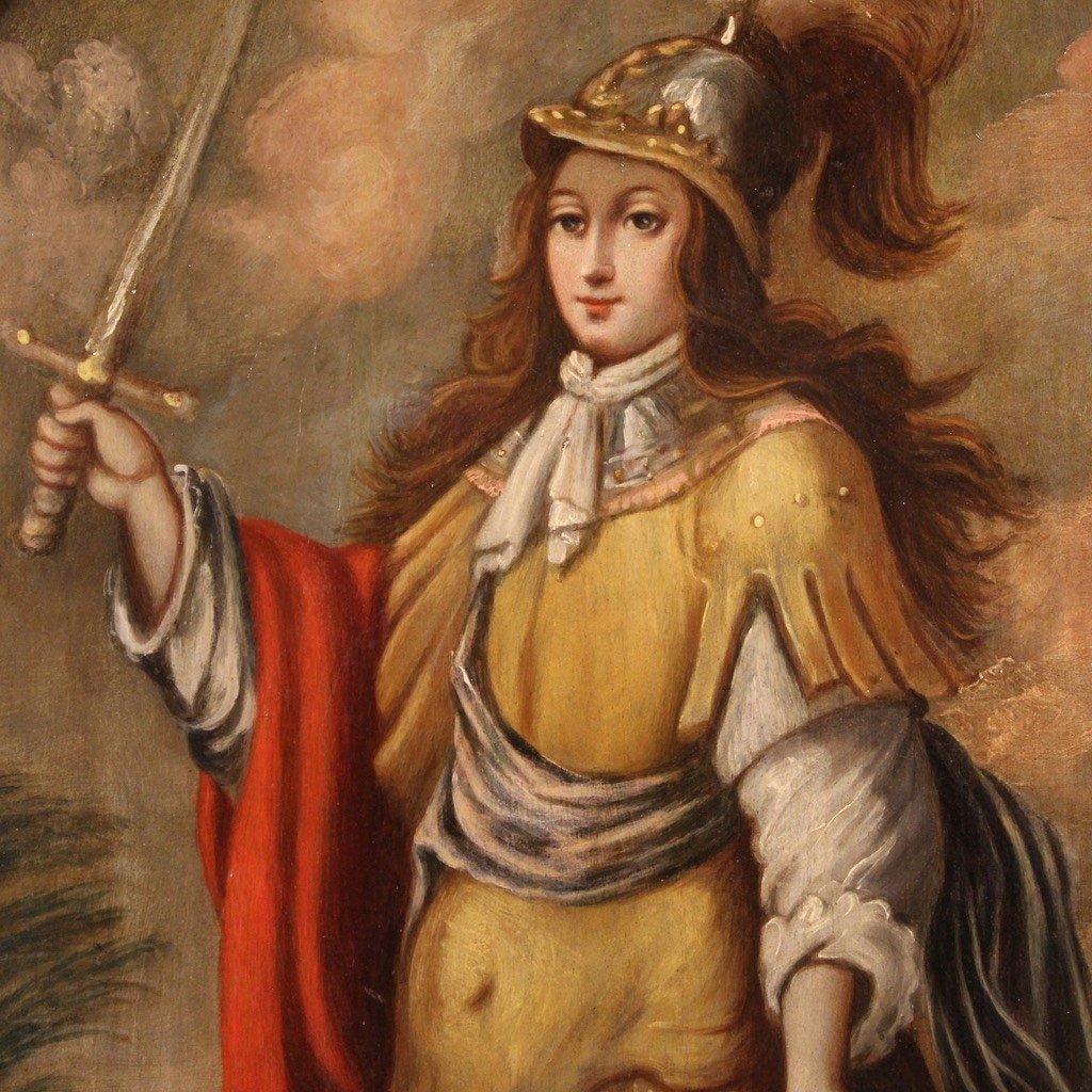 Dipinto francese del XVII secolo, La femme forte Déborah-photo-3