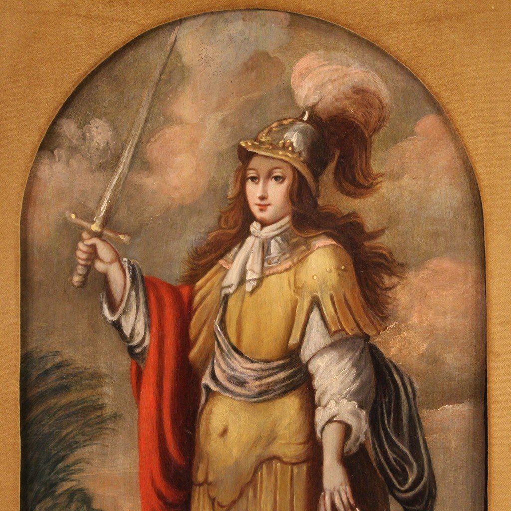 Dipinto francese del XVII secolo, La femme forte Déborah-photo-7