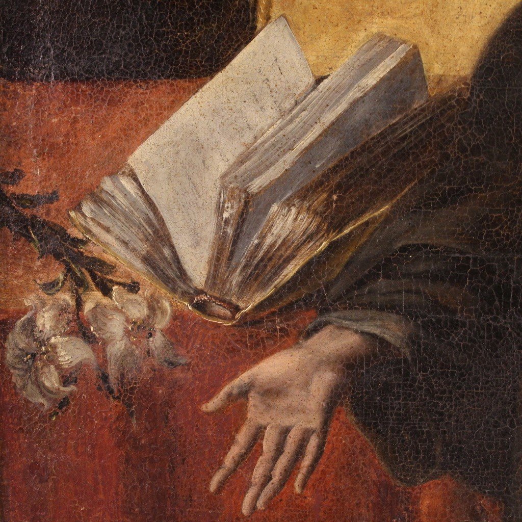 Grande quadro del XVIII secolo, Sant'Antonio di Padova-photo-8