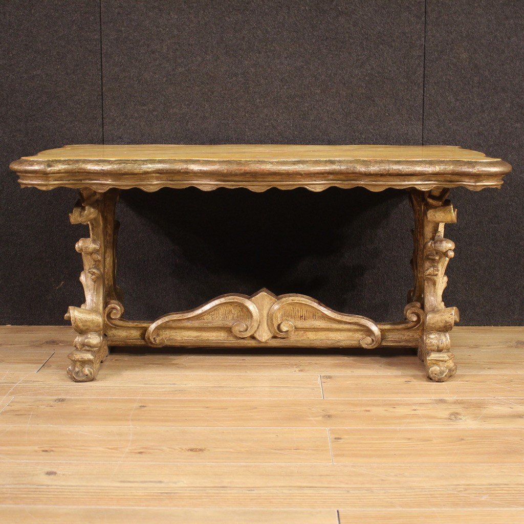 Tavolino veneziano in legno laccato anni 50'-photo-2