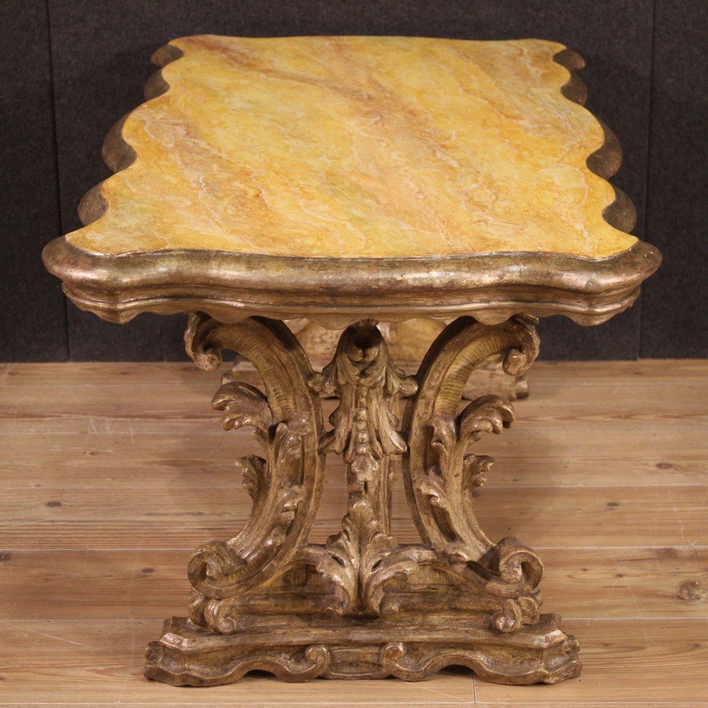 Tavolino veneziano in legno laccato anni 50'-photo-4