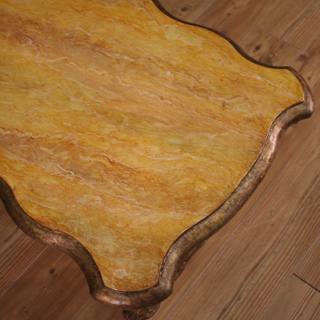 Tavolino veneziano in legno laccato anni 50'-photo-1