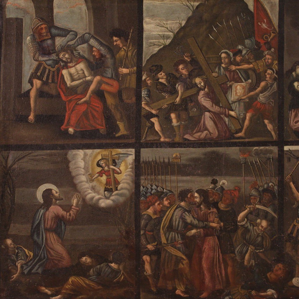 Scuola italiana del XVII secolo, episodi della vita di Gesù-photo-1