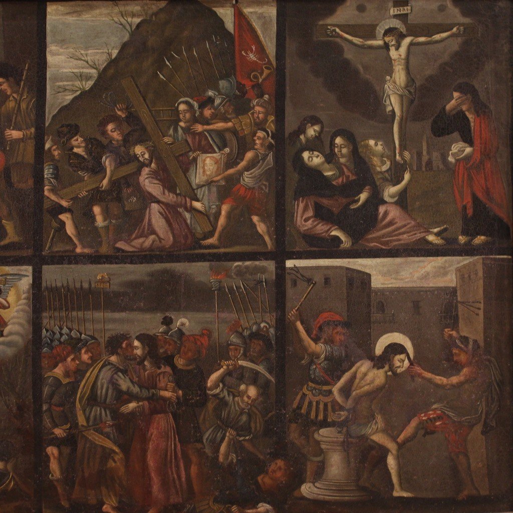 Scuola italiana del XVII secolo, episodi della vita di Gesù-photo-2