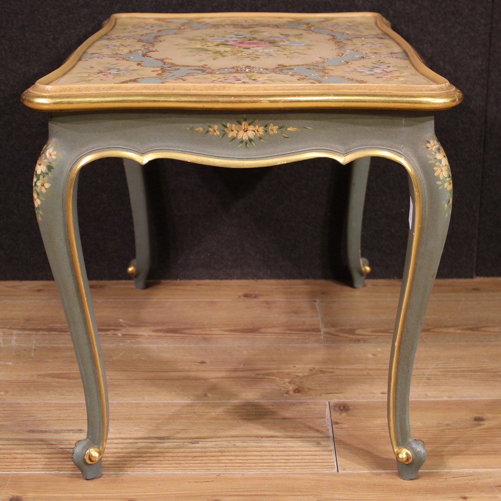 Splendido tavolino veneziano laccato-photo-3