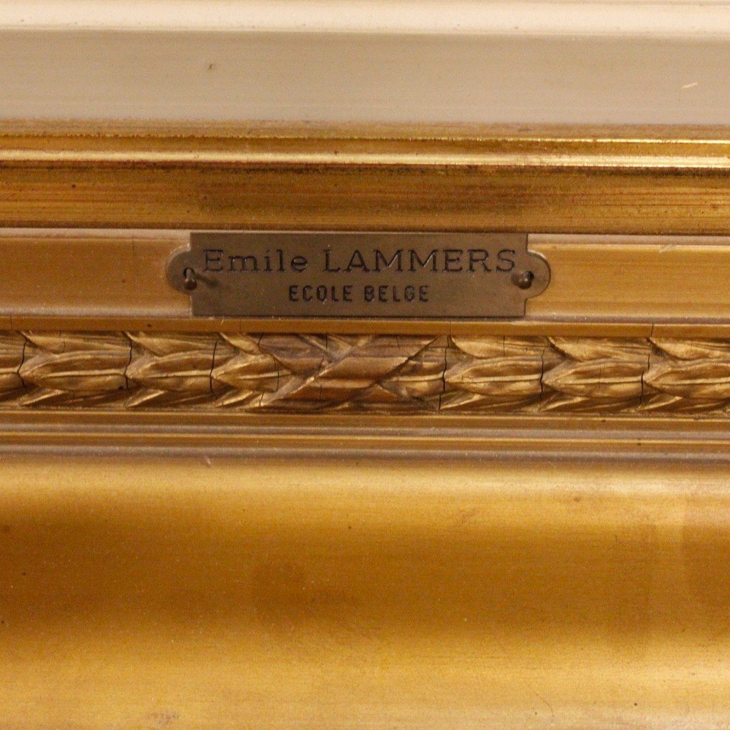 Grande marina del XX secolo firmata Emile Lammers-photo-3