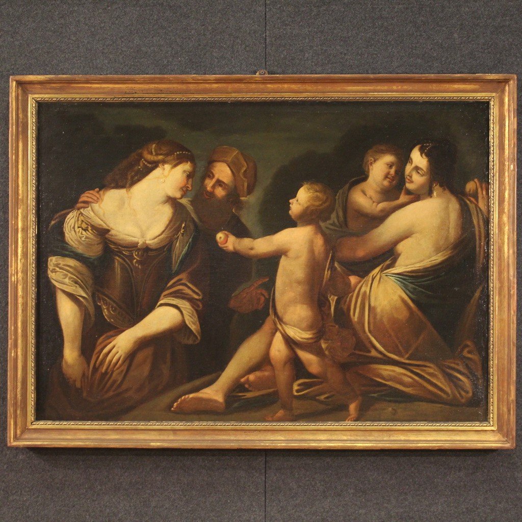 Grande dipinto mitologico della seconda metà del XVII secolo-photo-2
