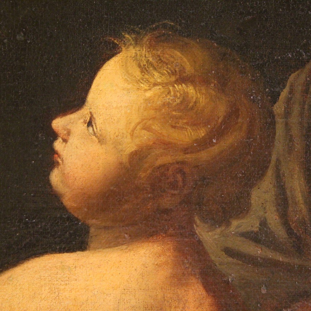 Grande dipinto mitologico della seconda metà del XVII secolo-photo-7