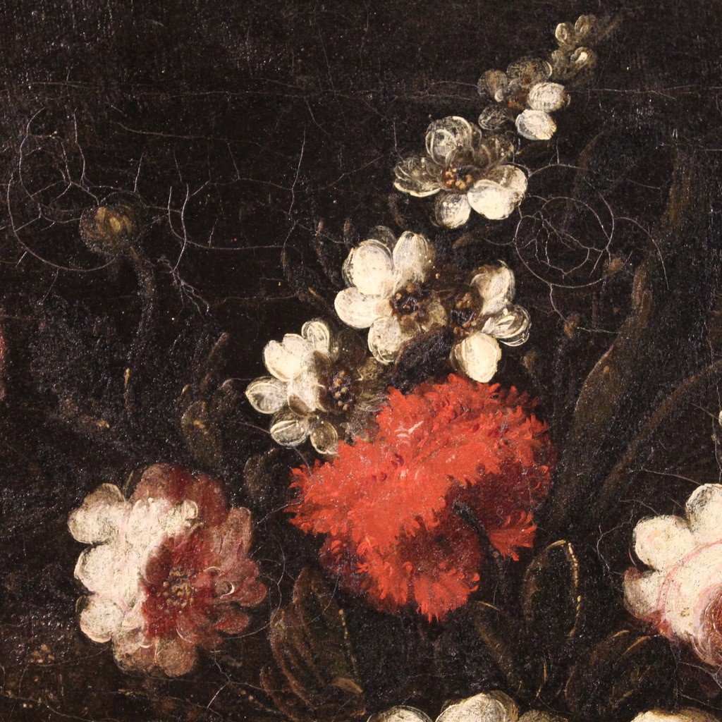 Antico dipinto natura morta del XVIII secolo-photo-4