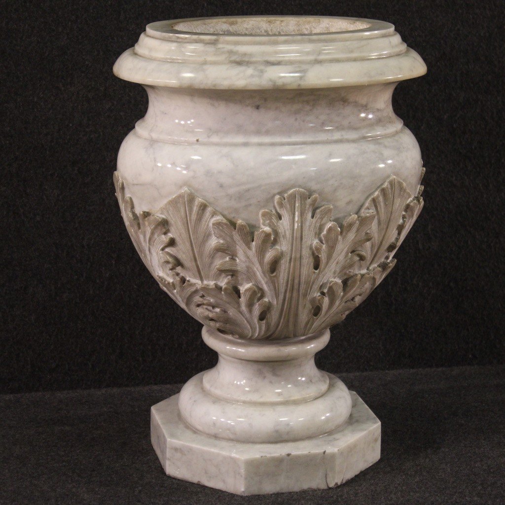 Grande vaso in marmo del XIX secolo-photo-2