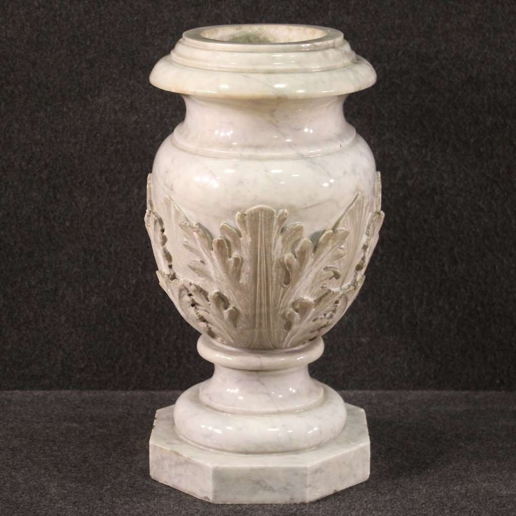 Grande vaso in marmo del XIX secolo-photo-4