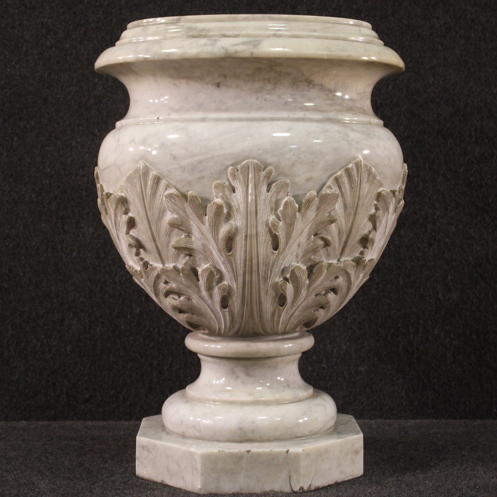 Grande vaso in marmo del XIX secolo-photo-1
