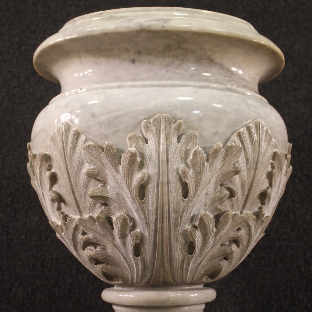 Grande vaso in marmo del XIX secolo-photo-2