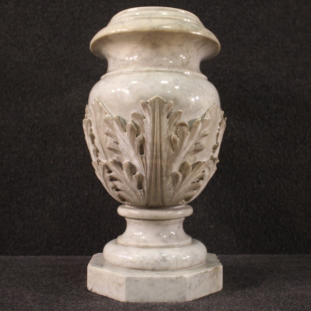 Grande vaso in marmo del XIX secolo-photo-4