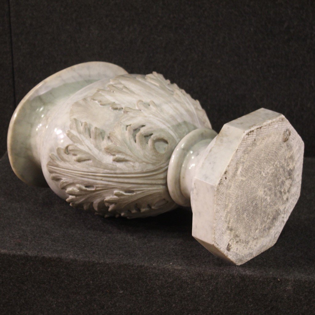 Grande vaso in marmo del XIX secolo-photo-5