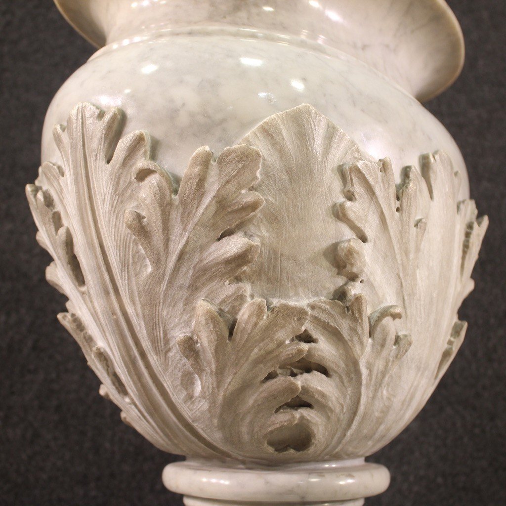 Grande vaso in marmo del XIX secolo-photo-6