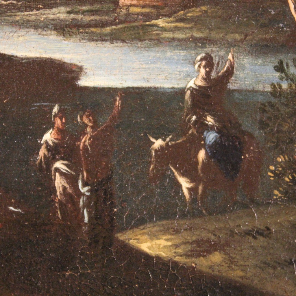 Dipinto marina italiana del XVIII secolo-photo-4