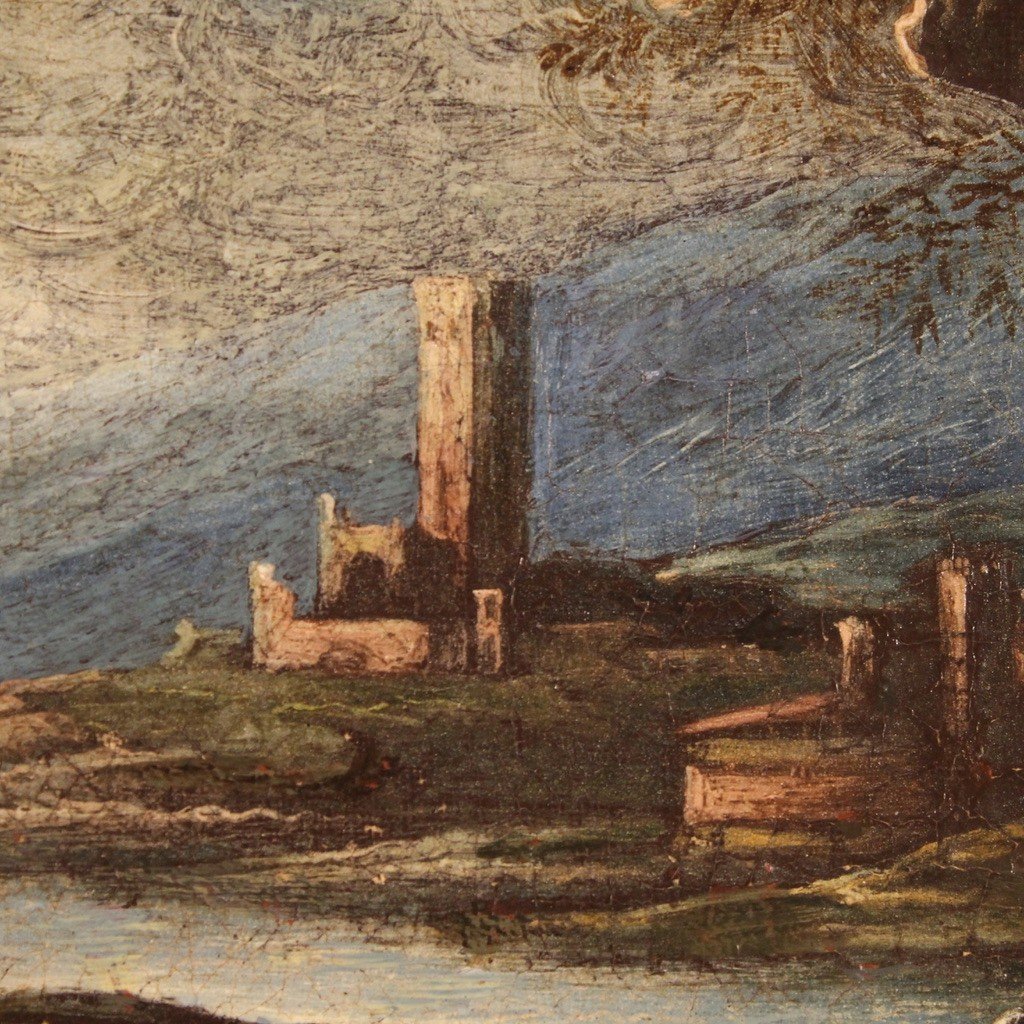 Dipinto marina italiana del XVIII secolo-photo-7