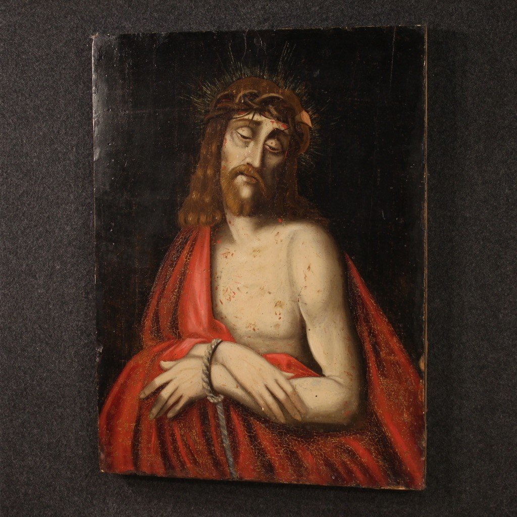 Dipinto religioso del XVIII secolo, Ecce Homo-photo-7