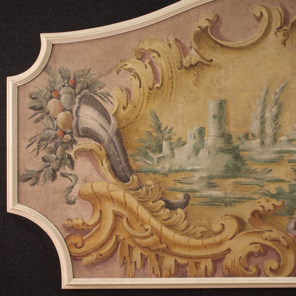Dipinto italiano tempera della seconda metà del XVIII secolo-photo-1