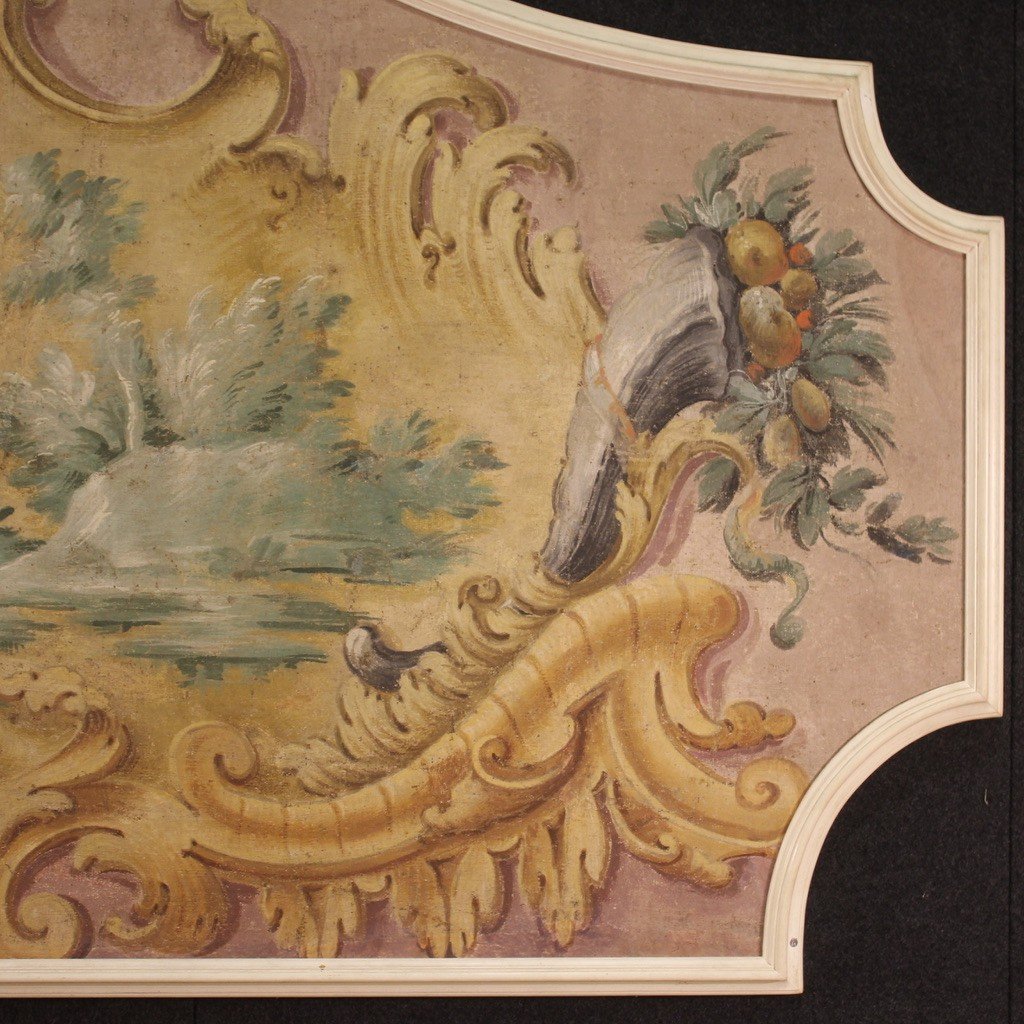 Dipinto italiano tempera della seconda metà del XVIII secolo-photo-2