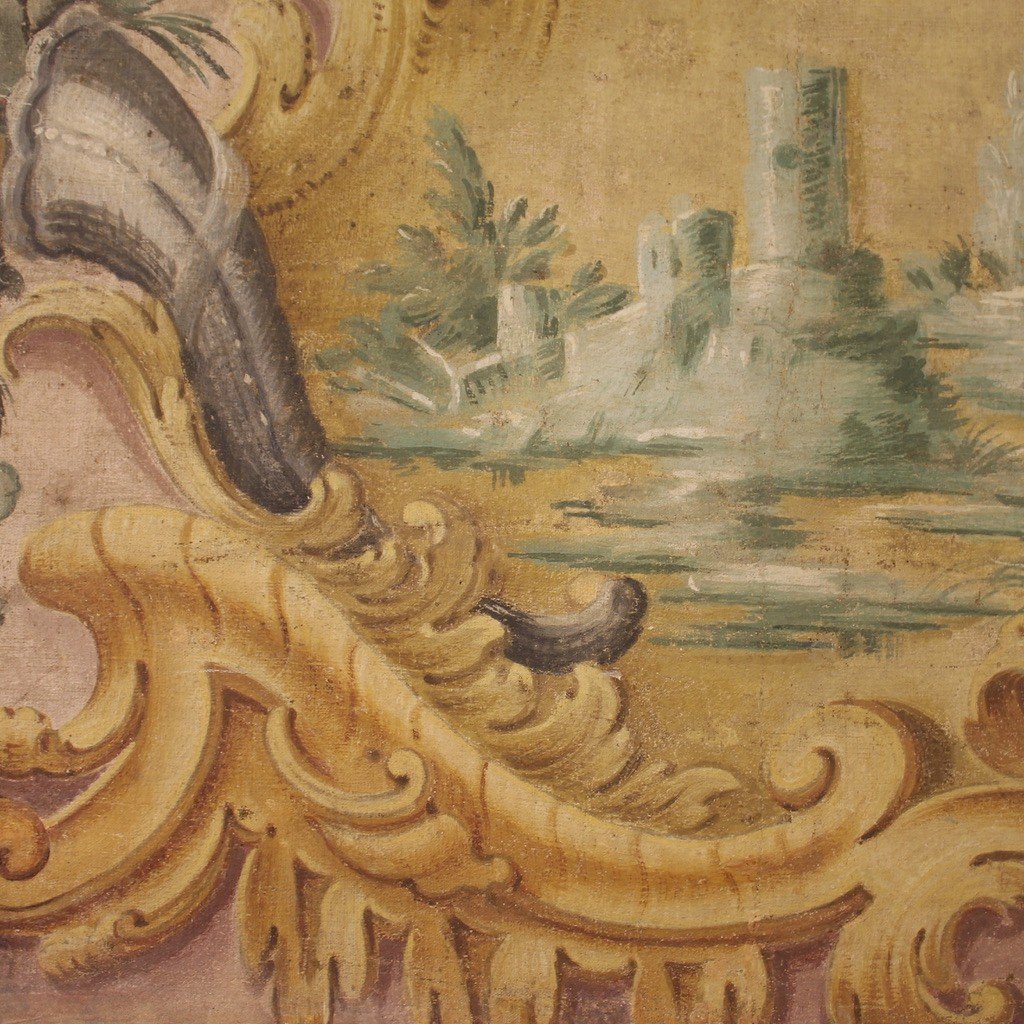 Dipinto italiano tempera della seconda metà del XVIII secolo-photo-4