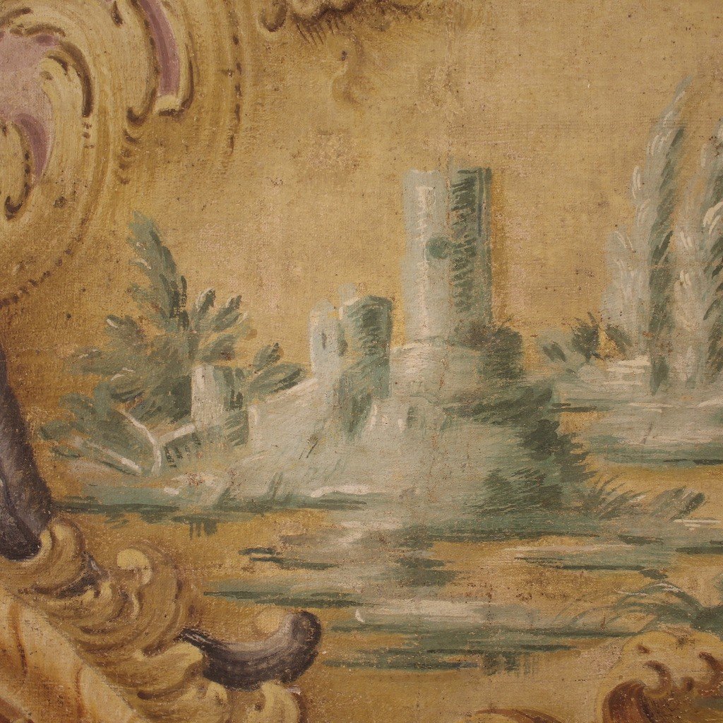 Dipinto italiano tempera della seconda metà del XVIII secolo-photo-5