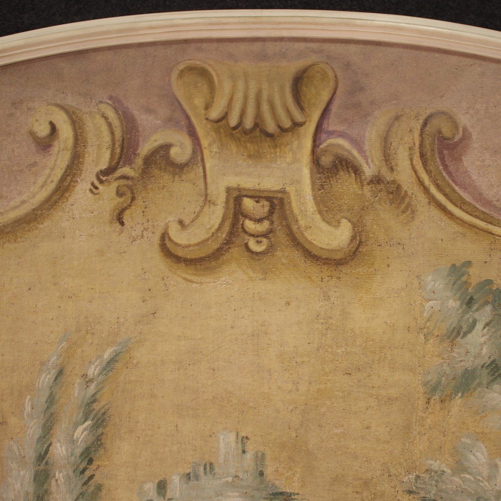 Dipinto italiano tempera della seconda metà del XVIII secolo-photo-8