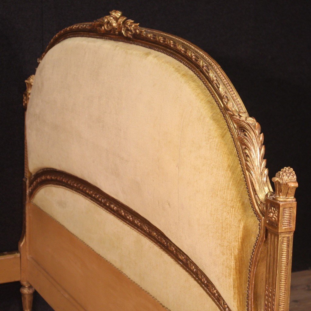 Elegante letto matrimoniale in stile Luigi XVI-photo-1