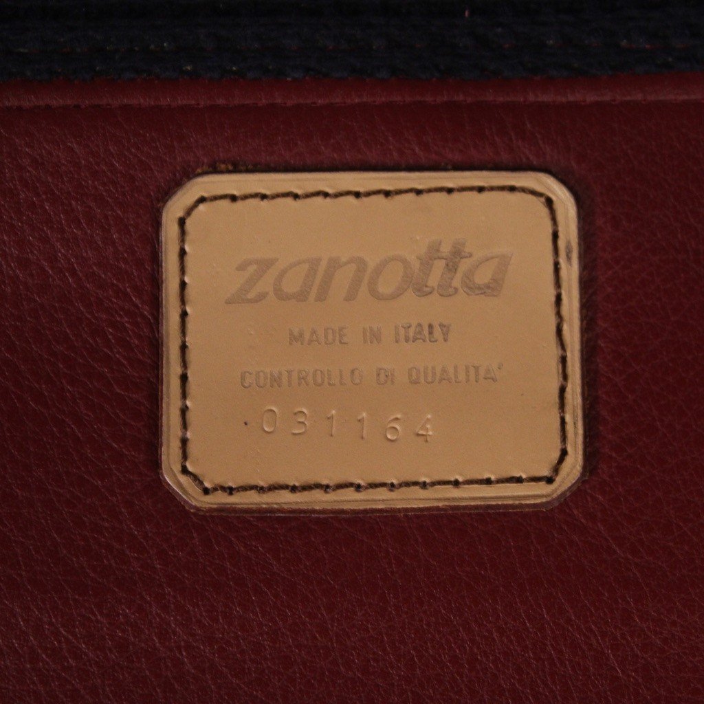 Poltrona italiana con pouf anni '80-photo-2