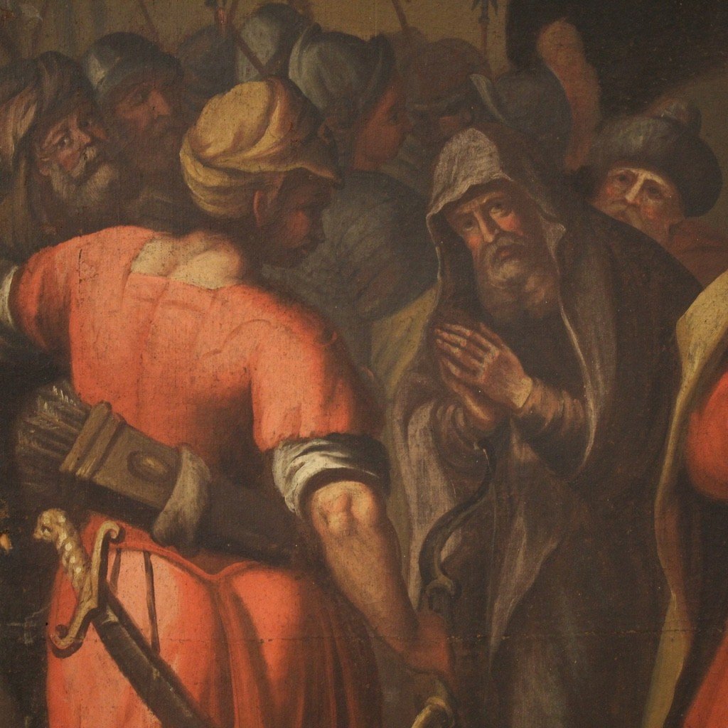 Grande dipinto italiano del XVIII secolo-photo-4