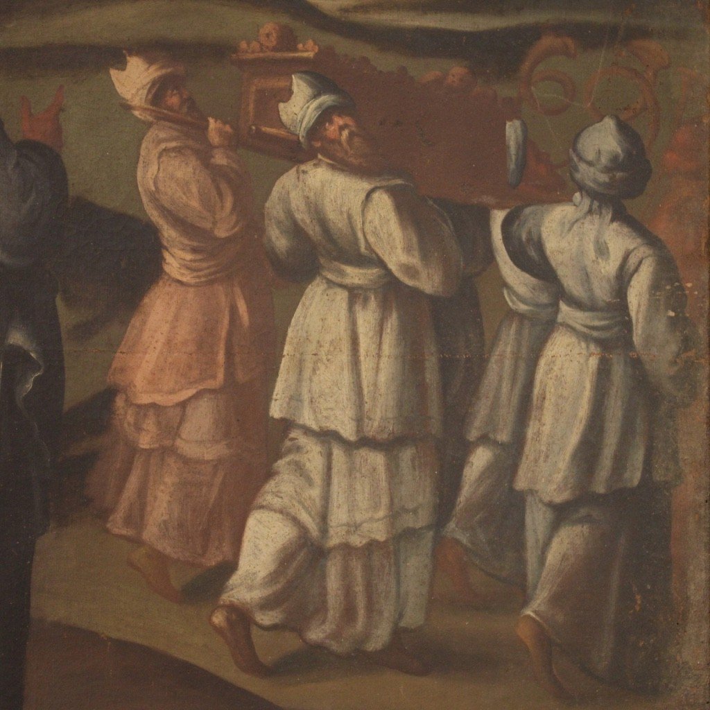 Grande dipinto italiano del XVIII secolo-photo-5