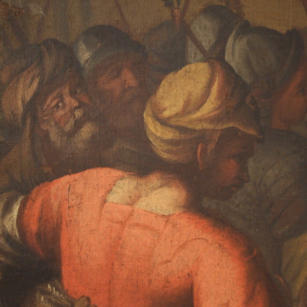 Grande dipinto italiano del XVIII secolo-photo-6