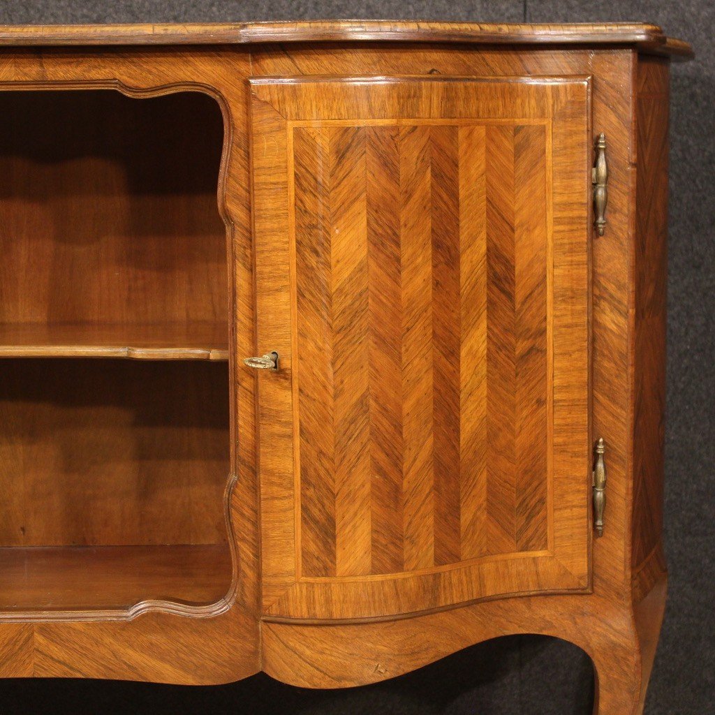 Credenza italiana in legno del XX secolo-photo-4