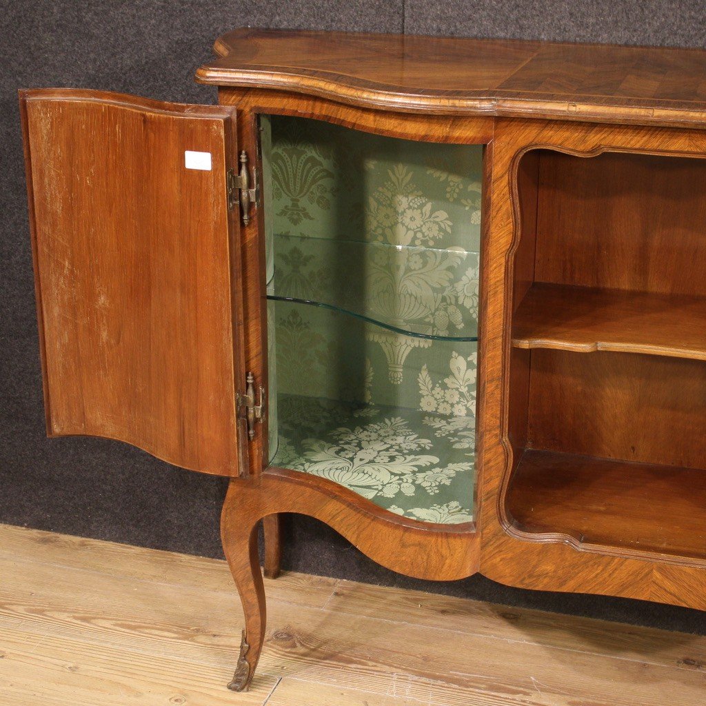 Credenza italiana in legno del XX secolo-photo-4