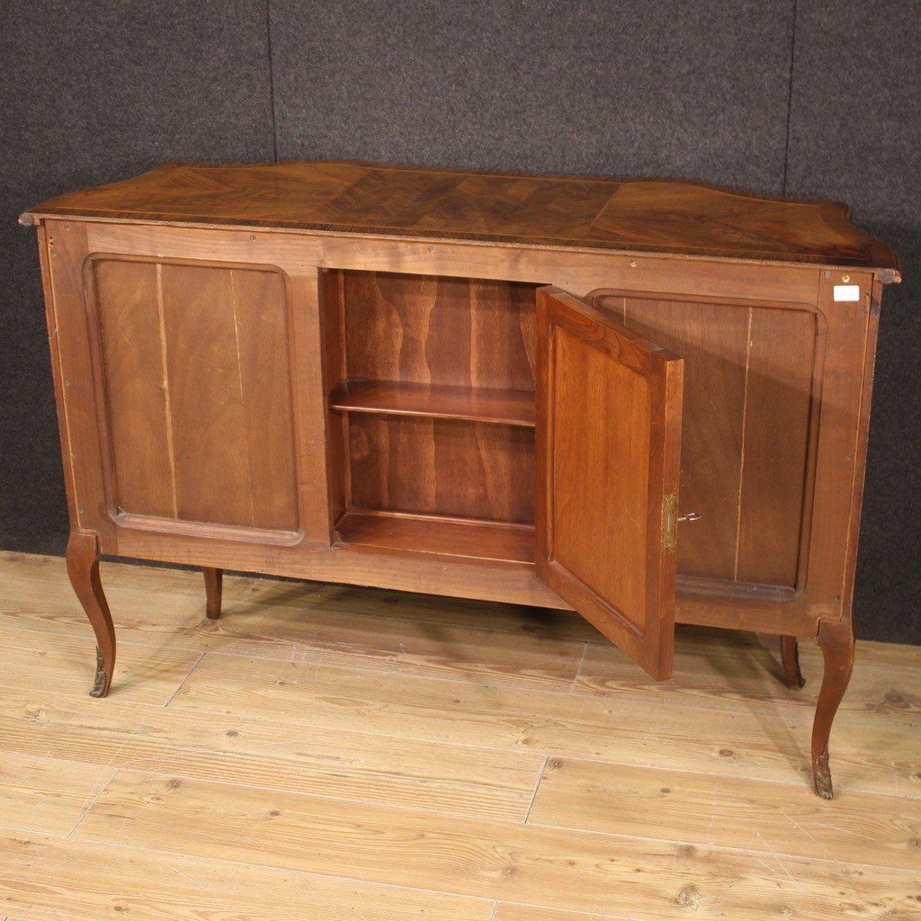 Credenza italiana in legno del XX secolo-photo-5