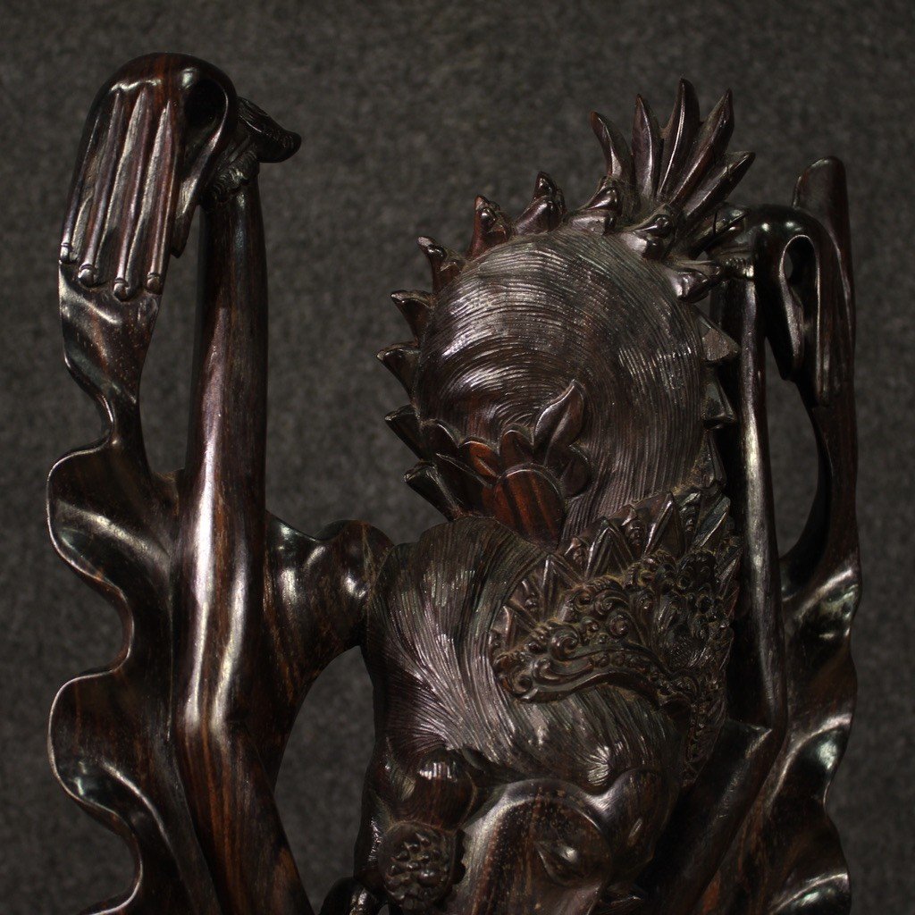 Scultura indonesiana Danzatrice del XX secolo-photo-4