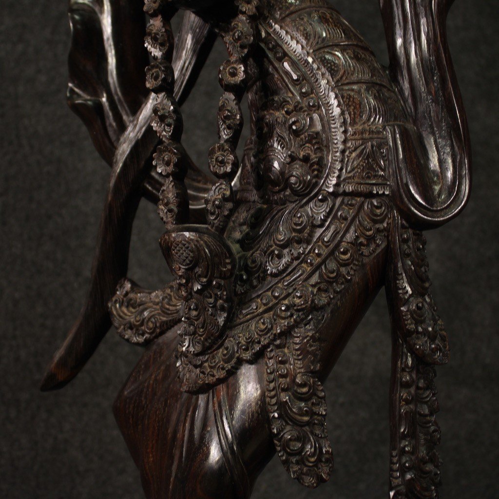 Scultura indonesiana Danzatrice del XX secolo-photo-7