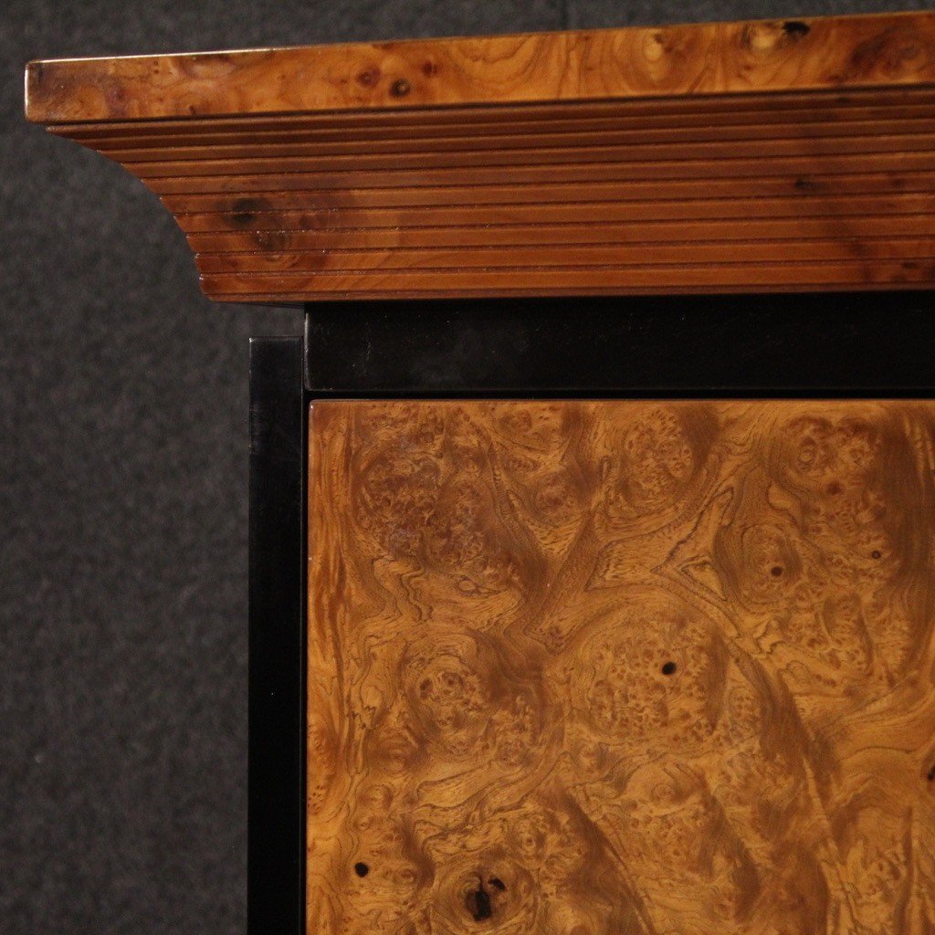 Elegante credenza in radica del XX secolo-photo-7