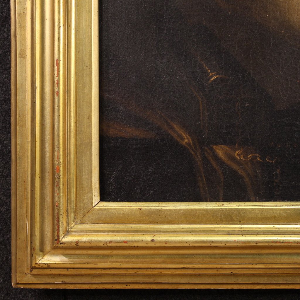 Quadro italiano del XVII secolo, Maddalena che si spoglia delle vanità-photo-5
